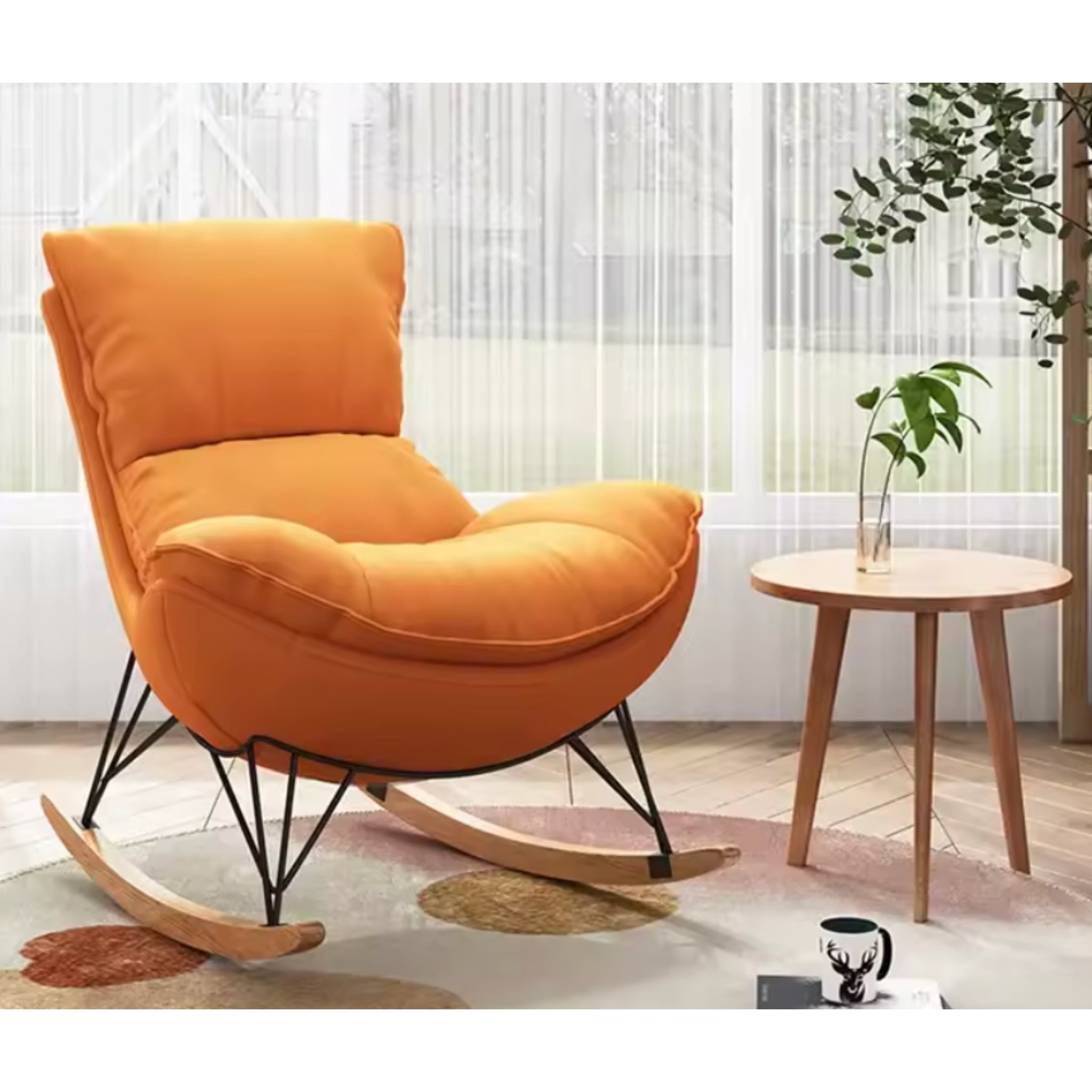 Solestra Modern Rocking Lounge Chair